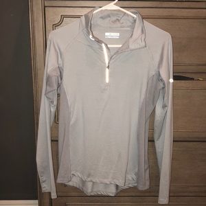 Reflective Columbia Half-Zip Top
